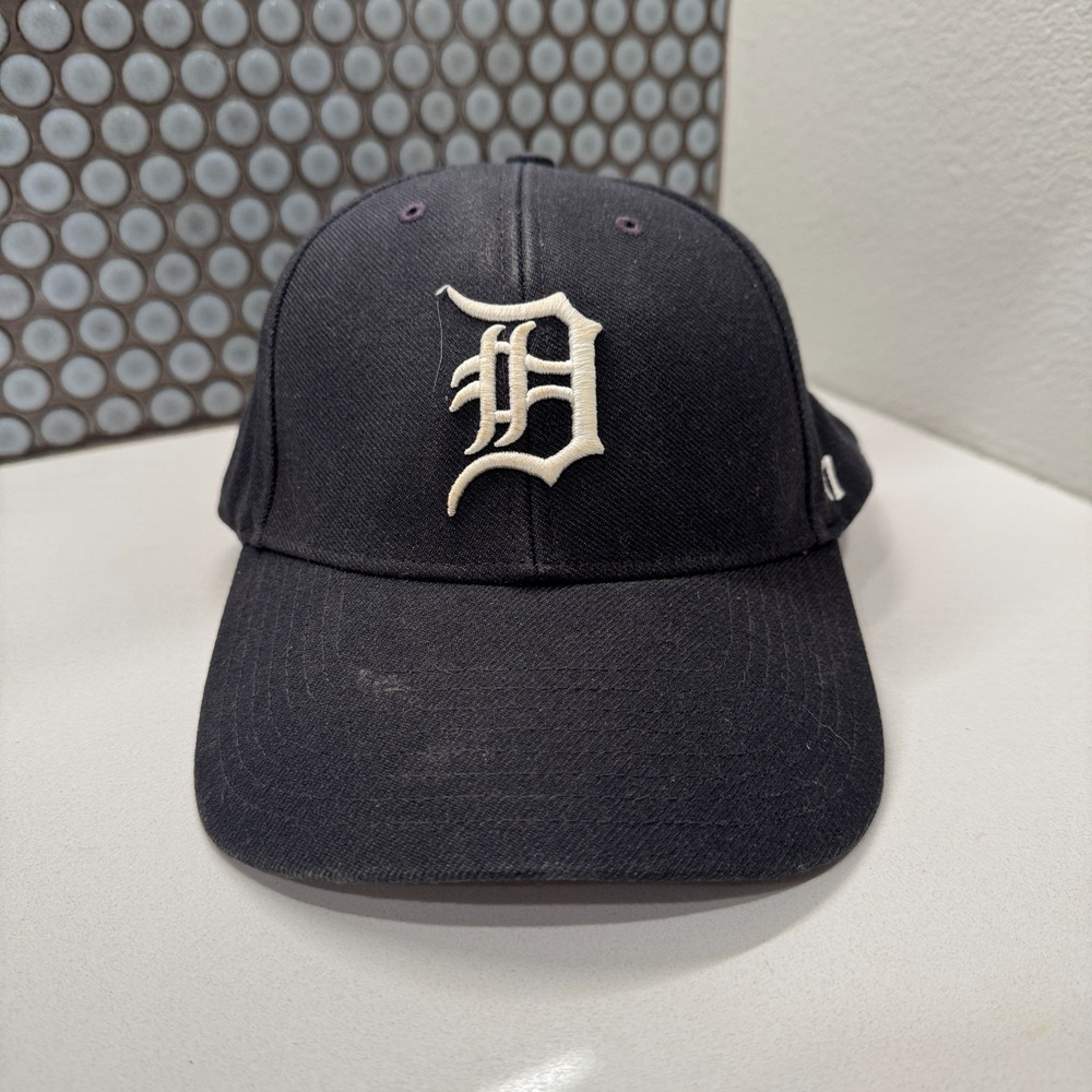Detroit Tigers Hat Cap Logo '47 Adjustable Strap Back Spellout‎ Logo Casual OSFA